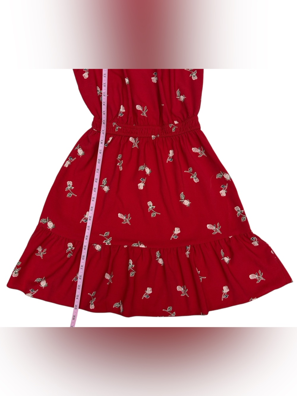 LOFT Women’s Floral Flounce Halter Dress - Picture 6 of 10